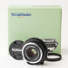 画像をギャラリービューアに読み込む, フォクトレンダー Voigtlander COLOR SKOPAR 35mm F2.5 P II ライカ Mマウント