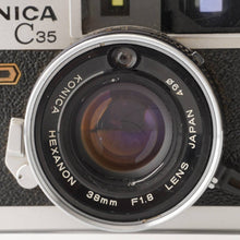 画像をギャラリービューアに読み込む, コニカ Konica C35 FD コンパクトフィルムカメラ / HEXANON 38mm F1.8