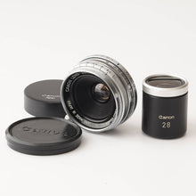 画像をギャラリービューアに読み込む, キヤノン Canon Lens 28mm F2.8 ライカ L39マウント 28mm ビューファインダー