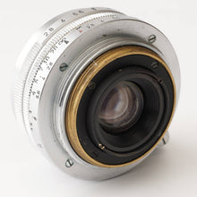 画像をギャラリービューアに読み込む, キヤノン Canon Lens 28mm F2.8 ライカ L39マウント 28mm ビューファインダー