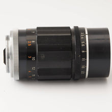 画像をギャラリービューアに読み込む, キヤノン Canon 135mm F3.5 ライカ L39マウント 135mmビューファインダー