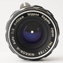 画像をギャラリービューアに読み込む, ニコン Nikon Nippon Kogaku 非Ai NIKKOR-H Auto 50mm F2