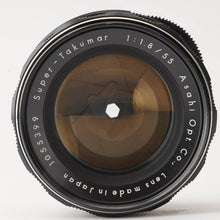 画像をギャラリービューアに読み込む, ペンタックス Pentax Asahi スーパータクマー Super Takumar 55mm F1.8 前期型 M42マウント