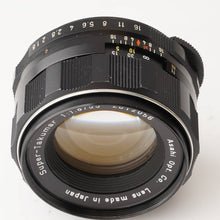 画像をギャラリービューアに読み込む, ペンタックス Pentax Asahi スーパータクマー Super Takumar 55mm F1.8 M42マウント