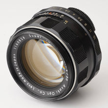 画像をギャラリービューアに読み込む, ペンタックス Pentax Asahi スーパータクマー Super Takumar 50mm F1.4 前期型 8枚玉 M42マウント