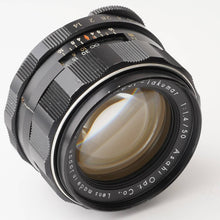 画像をギャラリービューアに読み込む, ペンタックス Pentax Asahi スーパータクマー Super Takumar 50mm F1.4 前期型 8枚玉 M42マウント
