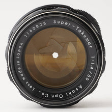 画像をギャラリービューアに読み込む, ペンタックス Pentax Asahi スーパータクマー Super Takumar 50mm F1.4 前期型 8枚玉 M42マウント