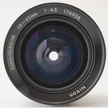 画像をギャラリービューアに読み込む, ニコン Nikon Ai ZOOM Nikkor 28-45mm F4.5