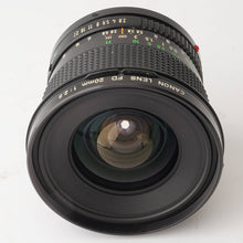 画像をギャラリービューアに読み込む, キヤノン Canon New FD 20mm F2.8