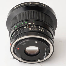 画像をギャラリービューアに読み込む, キヤノン Canon New FD 20mm F2.8