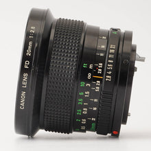 画像をギャラリービューアに読み込む, キヤノン Canon New FD 20mm F2.8