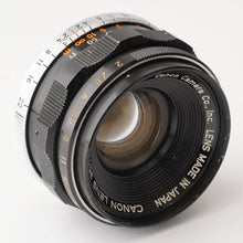 画像をギャラリービューアに読み込む, キヤノン Canon 35mm F2 ライカ L39 マウント