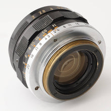 画像をギャラリービューアに読み込む, キヤノン Canon 35mm F2 ライカ L39 マウント