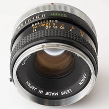 画像をギャラリービューアに読み込む, キヤノン Canon FD 50mm F1.8