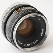 画像をギャラリービューアに読み込む, キヤノン Canon FD 50mm F1.8