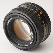 画像をギャラリービューアに読み込む, ミノルタ Minolta XD / MD 50mm F1.4 35mm 一眼レフフィルムカメラ