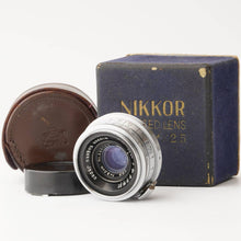 画像をギャラリービューアに読み込む, ニコン Nippon Kogaku Nikon W-NIKKOR C 3.5cm 35mm F2.5 Sマウント