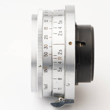 画像をギャラリービューアに読み込む, ニコン Nippon Kogaku Nikon W-NIKKOR C 3.5cm 35mm F2.5 Sマウント