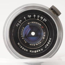画像をギャラリービューアに読み込む, ニコン Nippon Kogaku Nikon W-NIKKOR C 3.5cm 35mm F2.5 Sマウント