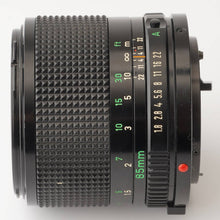 画像をギャラリービューアに読み込む, キヤノン Canon New FD 85mm F1.8