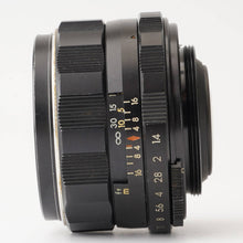 画像をギャラリービューアに読み込む, ペンタックス Pentax Asahi スーパータクマー Super Takumar 50mm F1.4 前期型 8枚玉 M42マウント