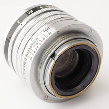 画像をギャラリービューアに読み込む, ニコン 日本光学 Nippon Kogaku Nikkor-H C 5cm f/2 ライカ L39 マウント 黒帯