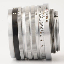 画像をギャラリービューアに読み込む, ニコン 日本光学 Nippon Kogaku Nikkor-H C 5cm f/2 ライカ L39 マウント 黒帯