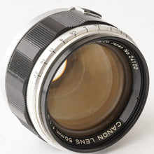 画像をギャラリービューアに読み込む, キヤノン Canon 50mm F1.2 ライカ L39マウント