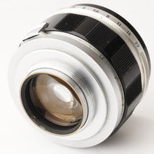 画像をギャラリービューアに読み込む, キヤノン Canon 50mm F1.2 ライカ L39マウント