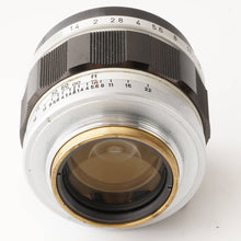 画像をギャラリービューアに読み込む, キヤノン Canon 50mm F1.4 ライカ L39マウント