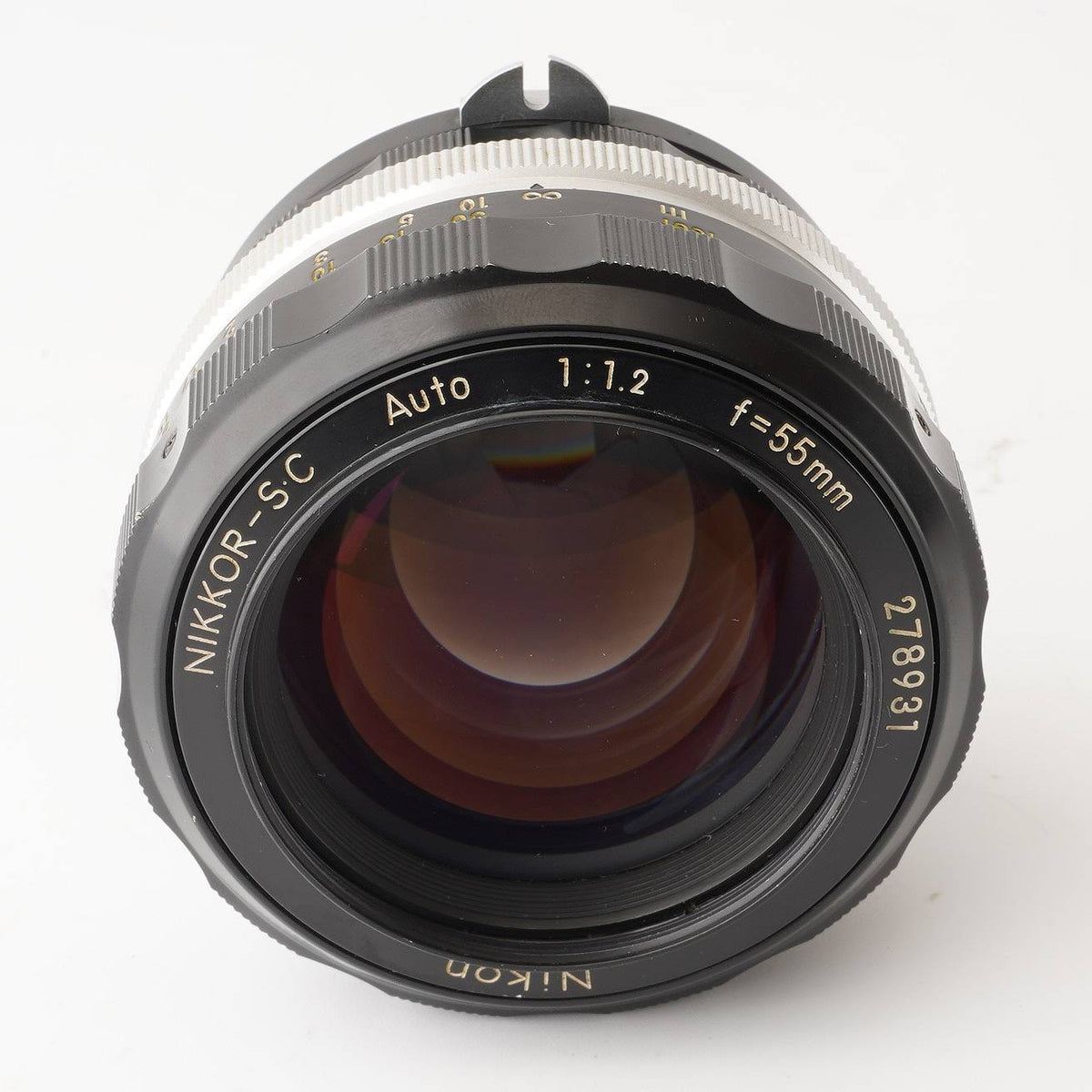Nikon ニコン S.C Auto 55mm f/1.2 Non-Ai レンズ Review of Nikon NIKKOR-SC Auto 1: 1.2 f = 55mm | Happy
