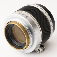 画像をギャラリービューアに読み込む, キヤノン Canon 50mm F1.8 ライカ L39マウント