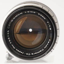 画像をギャラリービューアに読み込む, キヤノン Canon 50mm F1.8 ライカ L39マウント