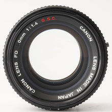 画像をギャラリービューアに読み込む, キヤノン Canon FD 50mm F1.4 S.S.C FDマウント