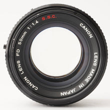 画像をギャラリービューアに読み込む, キヤノン Canon FD 50mm F1.4 S.S.C