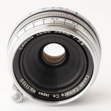 画像をギャラリービューアに読み込む, キヤノン Canon 28mm F2.8 ライカ L39マウント + ファインダー 28mm