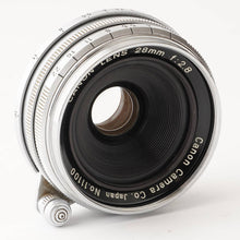 画像をギャラリービューアに読み込む, キヤノン Canon 28mm F2.8 ライカ L39マウント + ファインダー 28mm