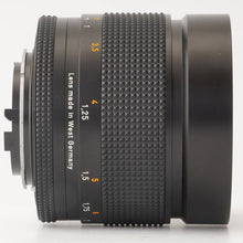 画像をギャラリービューアに読み込む, コンタックス Contax Carl Zeiss Planar 85mm F1.4 T* MMG