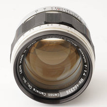 画像をギャラリービューアに読み込む, キヤノン Canon 50mm F1.4 ライカ L39マウント