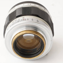 画像をギャラリービューアに読み込む, キヤノン Canon 50mm F1.4 ライカ L39マウント