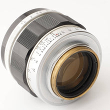 画像をギャラリービューアに読み込む, キヤノン Canon 50mm F1.4 ライカ L39マウント