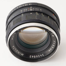 画像をギャラリービューアに読み込む, ミノルタ Minolta Auto ロッコール Rokkor-PF 55mm F1.8 MDマウント