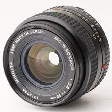 画像をギャラリービューアに読み込む, ミノルタ Minolta MC W.Rokkor 28mm F2.8 ミノルタ MCマウント