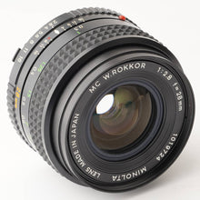 画像をギャラリービューアに読み込む, ミノルタ Minolta MC W.Rokkor 28mm F2.8 ミノルタ MCマウント