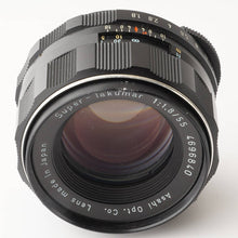 画像をギャラリービューアに読み込む, ペンタックス Pentax Asahi スーパータクマー Super Takumar 55mm F1.8 前期 M42マウント