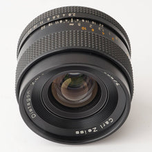 画像をギャラリービューアに読み込む, コンタックス Contax カールツァイス Carl Zeiss ディスタゴン Distagon 35mm F2.8 T* AEJ C/Yマウント