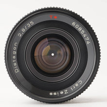 画像をギャラリービューアに読み込む, コンタックス Contax カールツァイス Carl Zeiss ディスタゴン Distagon 35mm F2.8 T* AEJ C/Yマウント
