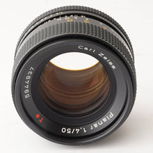 画像をギャラリービューアに読み込む, コンタックス Contax カールツァイス Carl Zeiss プラナー Planar 50mm F1.4 T* AEJ C/Yマウント