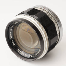 画像をギャラリービューアに読み込む, キヤノン Canon 50mm F1.4 ライカ L39マウント