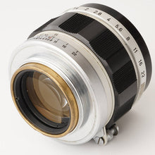 画像をギャラリービューアに読み込む, キヤノン Canon 50mm F1.4 ライカ L39マウント